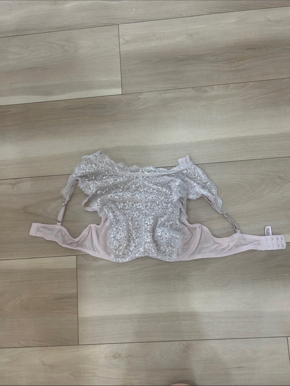 Victoria's Secret Blush Pink Lace Balconette Bra